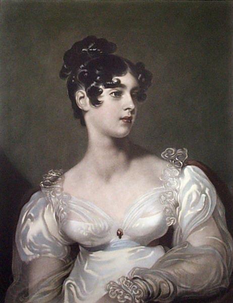 Sir Thomas Lawrence Portrait of Lady Elizabeth Leveson-Gower, later Marchioness of Westminster, wife of the 2nd Marquess of Westminster Spain oil painting art